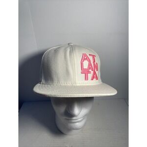 New Era 59Fifty Atlanta Braves 4 Life Spell out White and Pink Two-Tone - 7 1/2